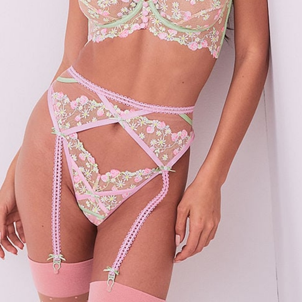 FOR LOVE & LEMONS Tutti Fruiti Shimmer Garter